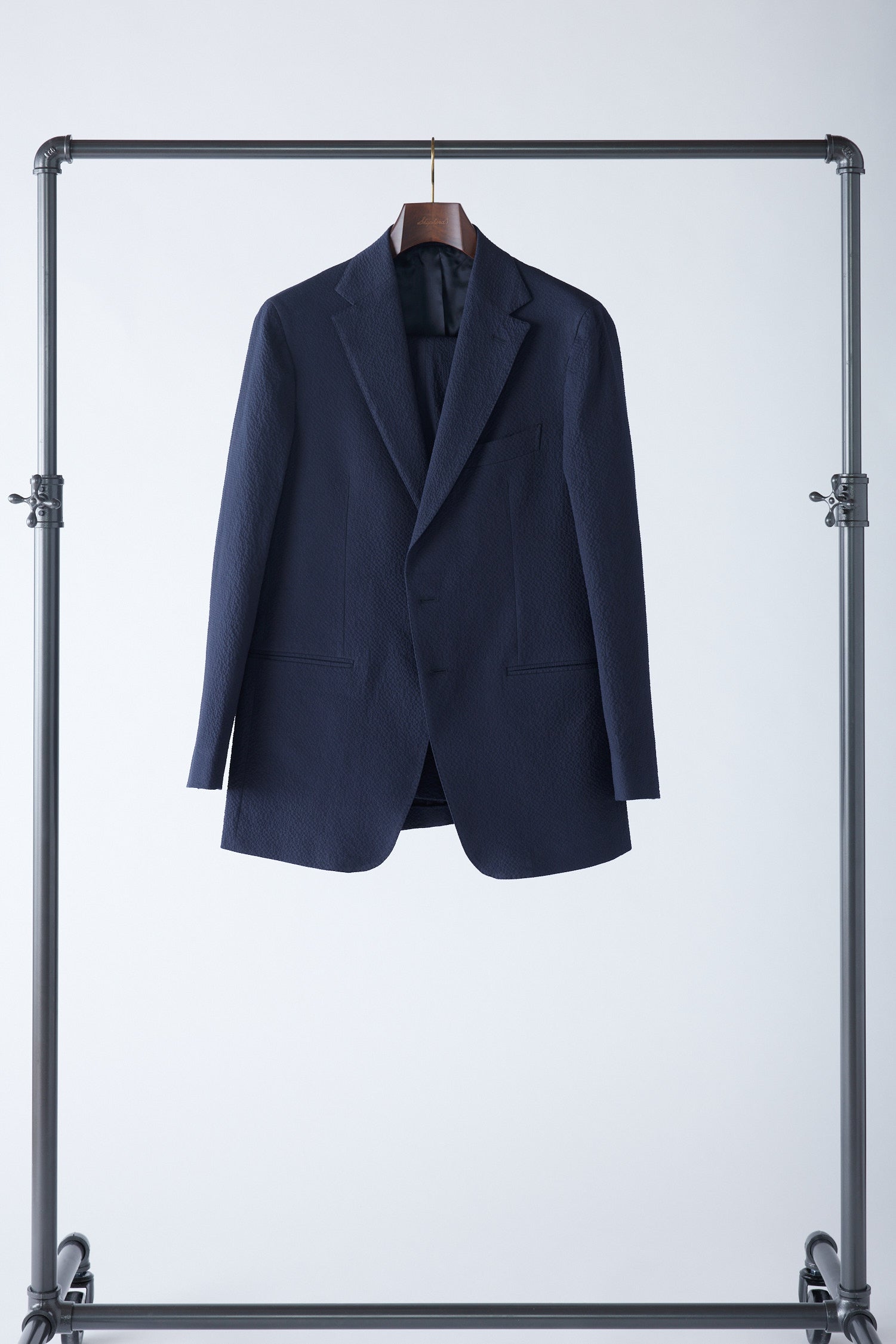 No. 1 Navy Seersucker Suit - Shepherd's Clothing Inc